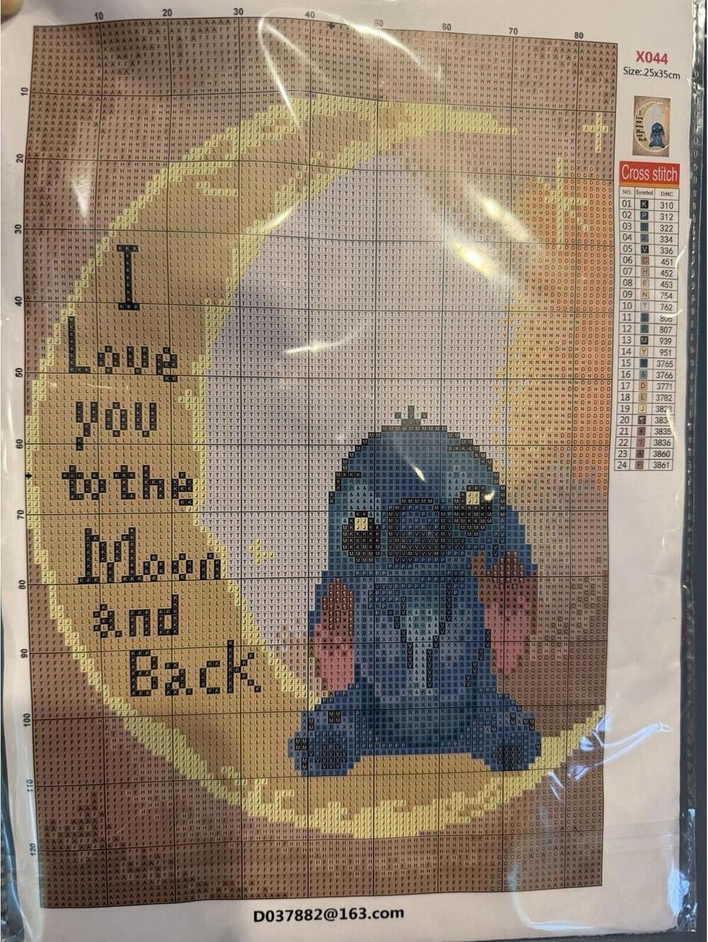 Cross Stitch Kit Printed Disney Character Stitch New Sealed